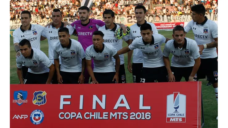 El plantel de Colo Colo finalista en 2016.