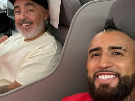 Arturo Vidal desafía a todos y se sube al avión para viajar a Chile