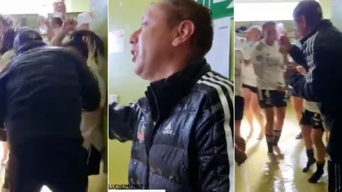 Luis Mena y su celebración