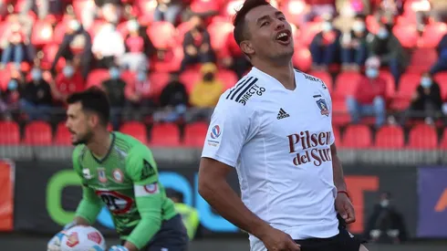 Iván Morales podría perderse el partido ante Cobresal de este domingo.