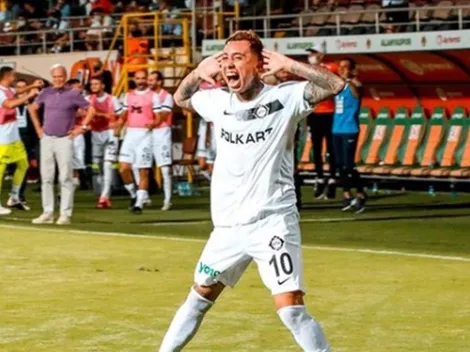 Martín Rodríguez anotó un golazo de tiro libre en Turquía