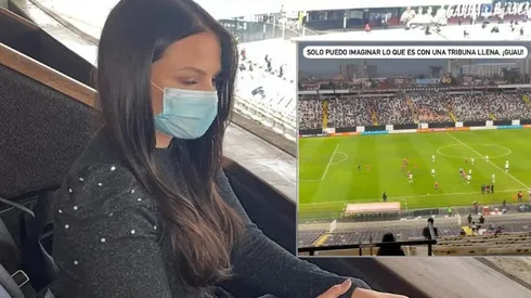 Zandra Wickström vivió su primer partido en Chile | Foto: captura