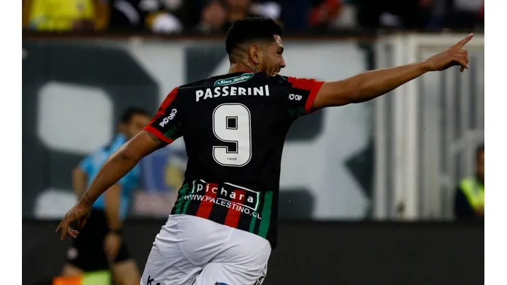 Lucas Passerini anotó 16 goles en 2019 con la camiseta de Palestino.