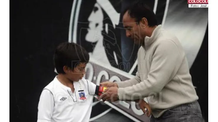 Vicente Pizarro junto a su padre Jaime
