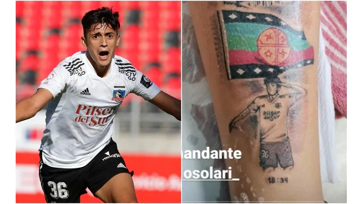 Uno de los tatuajes dedicados a Solari.