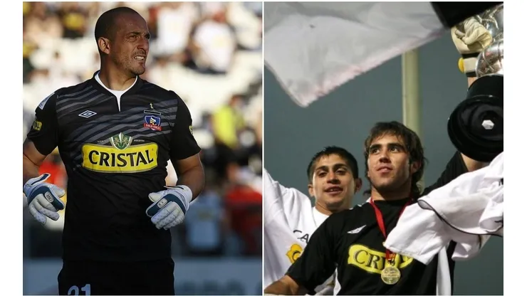 Eduardo Lobos y Claudio Bravo fueron compañeros en Colo Colo en sus inicios.