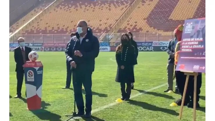 Hoy se realizó la inspección al estadio Santa Laura | Foto: captura
