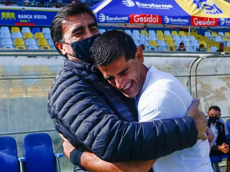 Julio Barroso como papá chocho por los juveniles en Colo Colo