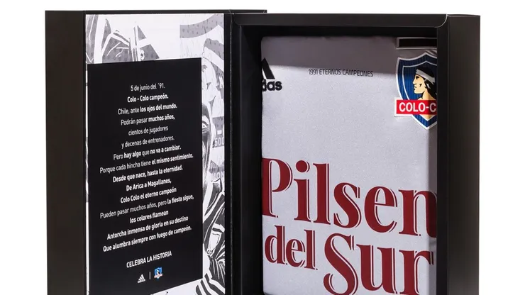 La nueva edición Adidas por la camiseta de Colo Colo