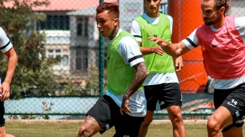 Martín Rodríguez y su primer entrenamiento