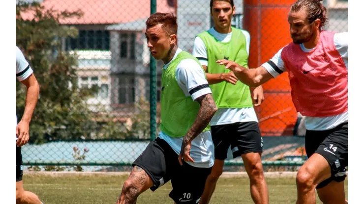 Martín Rodríguez y su primer entrenamiento