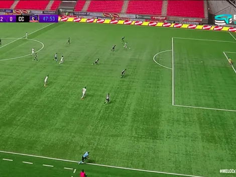 Gol de Melipilla: Zavala anota tras un horror en la salida de Colo Colo