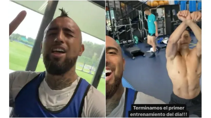Vidal y Alexis la rompen en el Inter