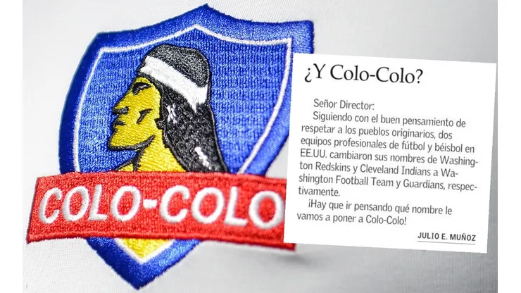 ¿Podría cambiarse el nombre de Colo Colo?