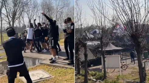 Albornoz compartió el momento en su Instagram personal.