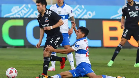 César Fuentes fue uno de los buenos valores de Colo Colo en San Carlos de Apoquindo.