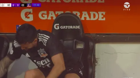 La calentura de Zaldivia tras ser reemplazado.