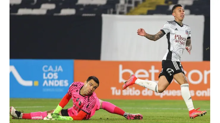 El Tin fue elegido el mejor del partido ante Palestino.