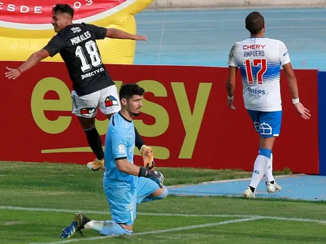 Gustavo Quinteros mentalizado en el partido contra Universidad Católica
