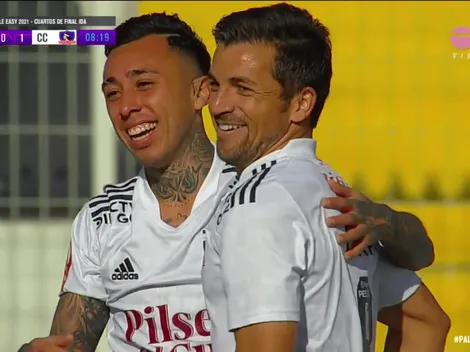 ¡Golazo! Rodríguez coloca un remate tras jugadón de Costa