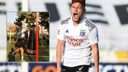 Leonardo Gil entrena box en su tiempo libre | Foto: Agencia uno y captura