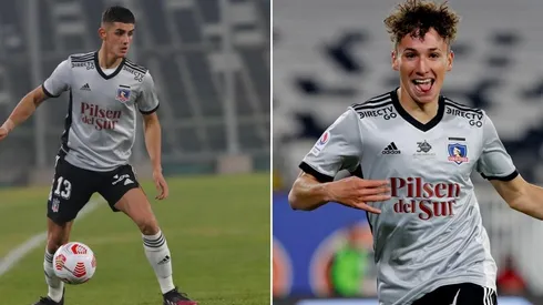 Bruno Gutiérrez y Luciano Arriagada son observados desde el exterior.