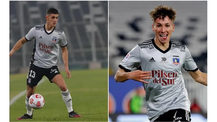 Bruno Gutiérrez y Luciano Arriagada son observados desde el exterior.