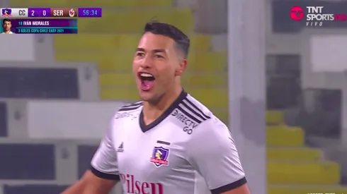 Iván Morales está desatado y sigue rompiendo redes.