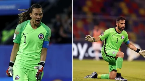 Claudio Bravo se rinde ante la capacidad de Tiane Endler en el arco.