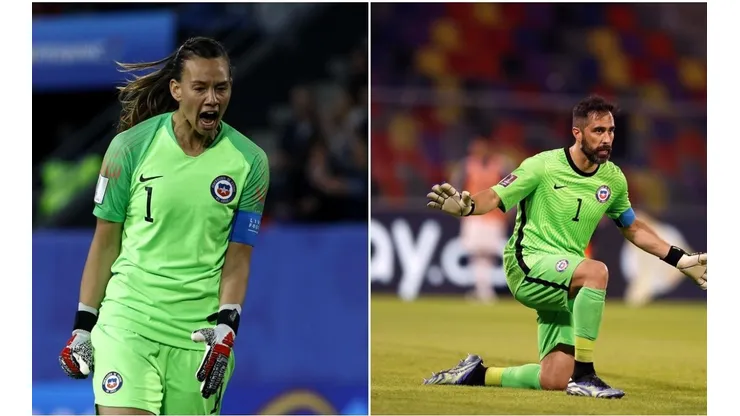 Claudio Bravo se rinde ante la capacidad de Tiane Endler en el arco.