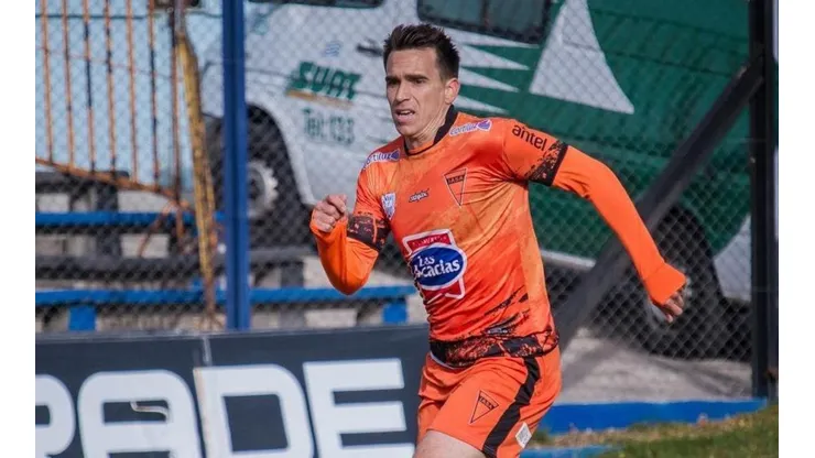 Pablo Mouche anotó su primer gol en el fútbol uruguayo.