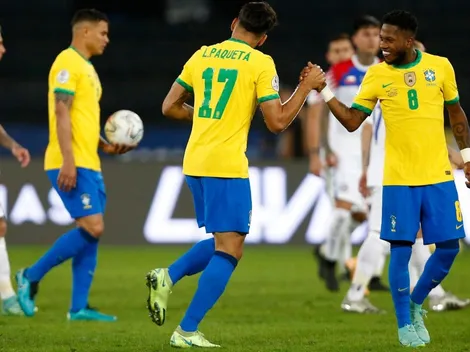 Gol de Brasil: Paquetá pone el 1-0 y Gabriel Jesús es expulsado