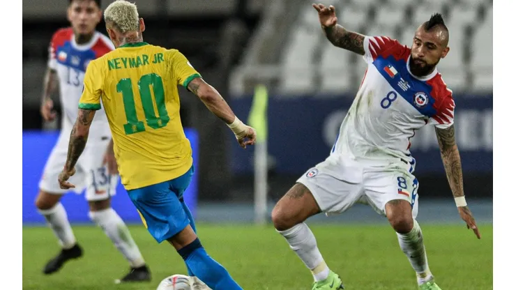 Arturo Vidal no pudo inclinar la balanza a favor de Chile.