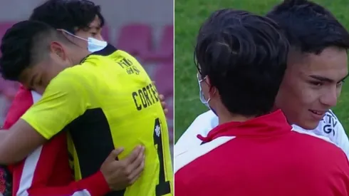 Los abrazos fraternales de Matías con sus ex compañeros