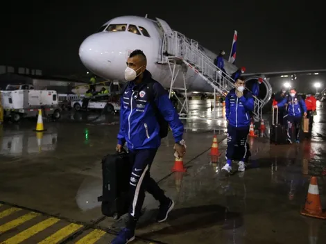 La selección chilena arriba al país con la mente en la Copa América