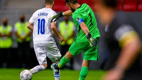 El portero de La Roja perdió su habitual calma | Foto: Agencia Uno