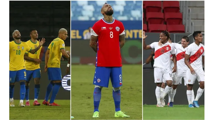 Chile puede enfrentar a Brasil o Perú en cuartos de final.