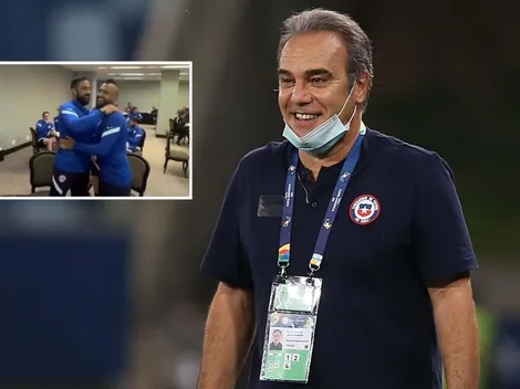 Lasarte considera un golazo el abrazo de Vidal y Bravo