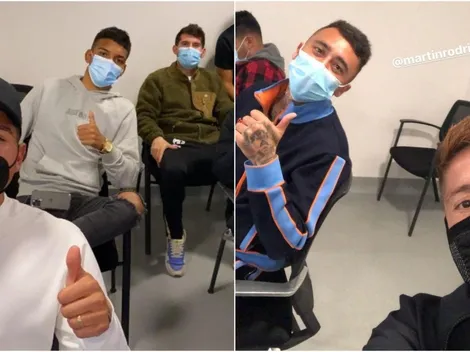 Jugadores de Colo Colo se ponen la segunda dosis contra el covid-19