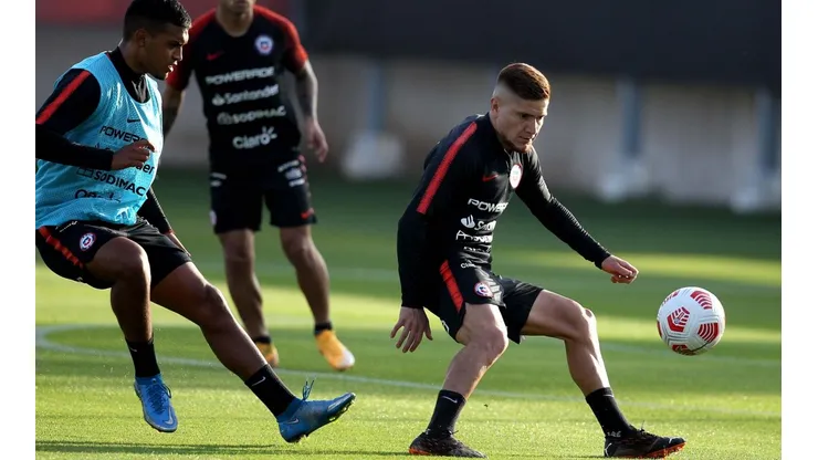 Leonardo Gil participó de los microciclos de la Roja.