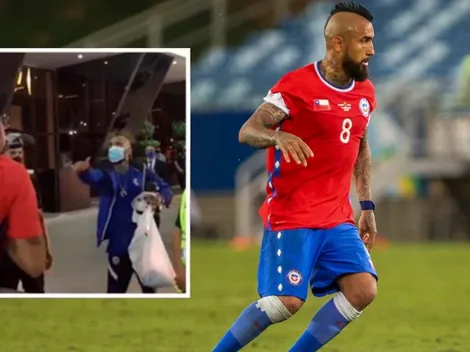 Fanático de La Roja se vuelve loco con lindo gesto de Vidal