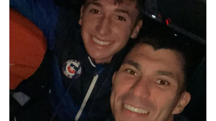 Gary Medel saludó a Luci tras su debut en la Roja.