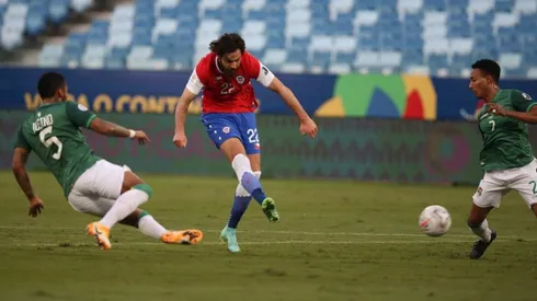 CM de la Roja celebra con Karen Paola