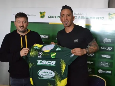 Lucas Barrios se junta con Fernando Meza en Defensa y Justicia