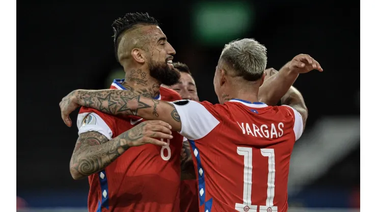 Eduardo Vargas anotó el 1-1 para la Roja.