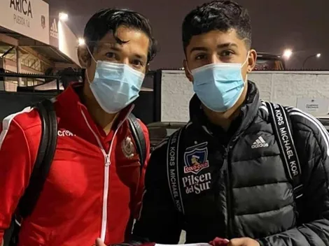 Bryan Soto consigue la camiseta de Matías Fernández
