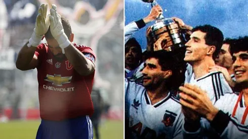 Herrera saludó al Colo Colo campeón de la Copa Libertadores 1991.