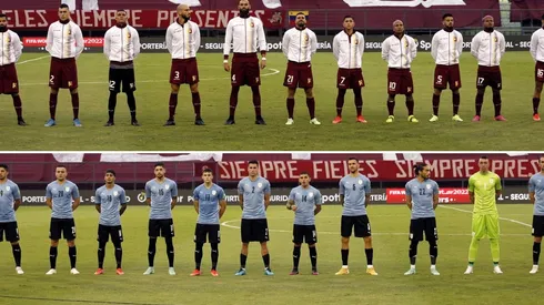 Venezuela y Uruguay juegan en Caracas.