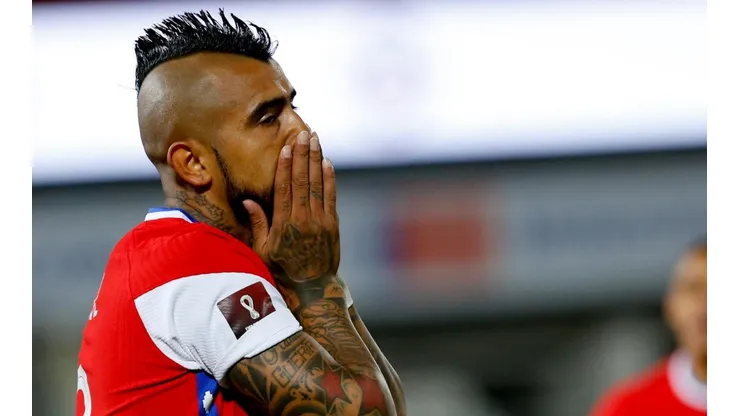 Arturo Vidal no podrá jugar en esta doble fecha eliminatoria.