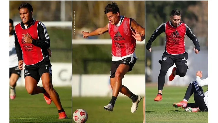Los jugadores entrenan con normalidad en el Monumental | Fotos: Colo Colo Oficial